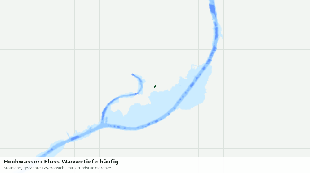 Statische Kartenansicht: Hochwasser: Fluss-Wassertiefe häufig