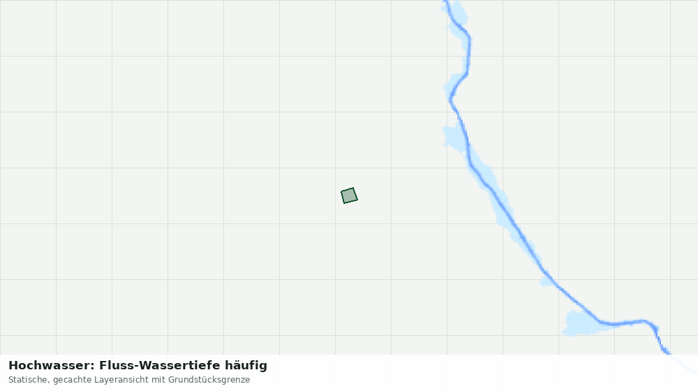 Statische Kartenansicht: Hochwasser: Fluss-Wassertiefe häufig