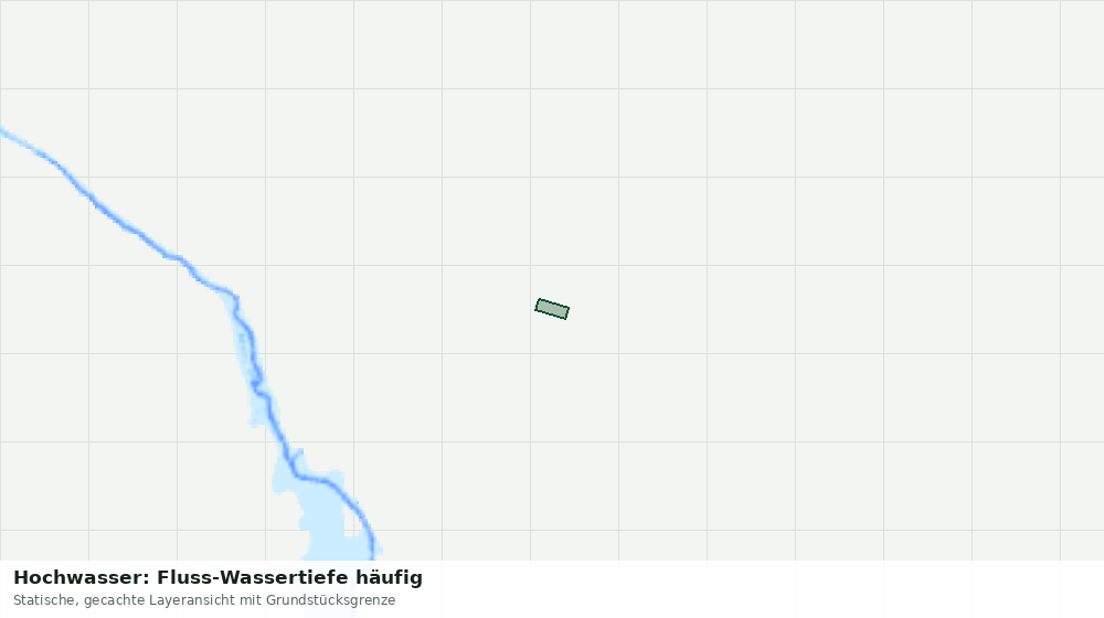 Statische Kartenansicht: Hochwasser: Fluss-Wassertiefe häufig