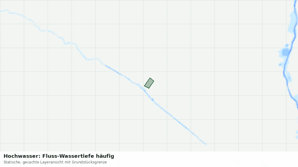 Statische Kartenansicht: Hochwasser: Fluss-Wassertiefe häufig