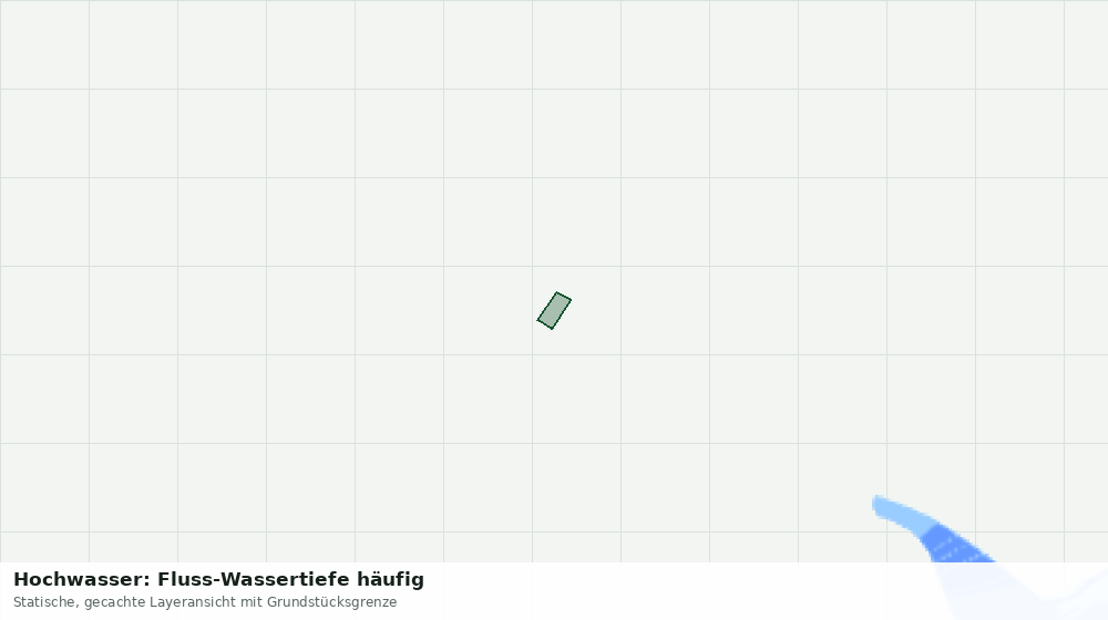Statische Kartenansicht: Hochwasser: Fluss-Wassertiefe häufig