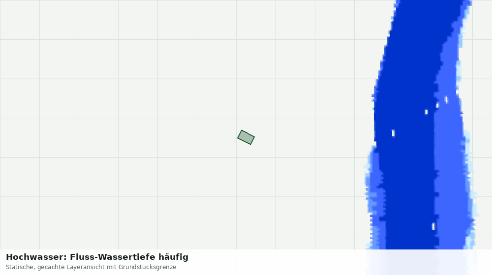 Statische Kartenansicht: Hochwasser: Fluss-Wassertiefe häufig