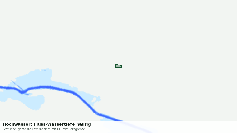 Statische Kartenansicht: Hochwasser: Fluss-Wassertiefe häufig
