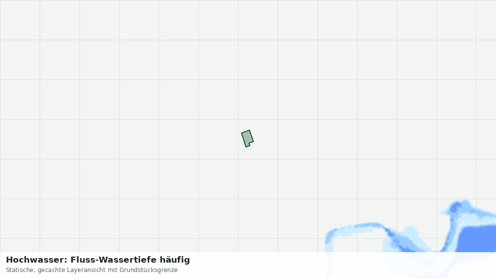 Statische Kartenansicht: Hochwasser: Fluss-Wassertiefe häufig