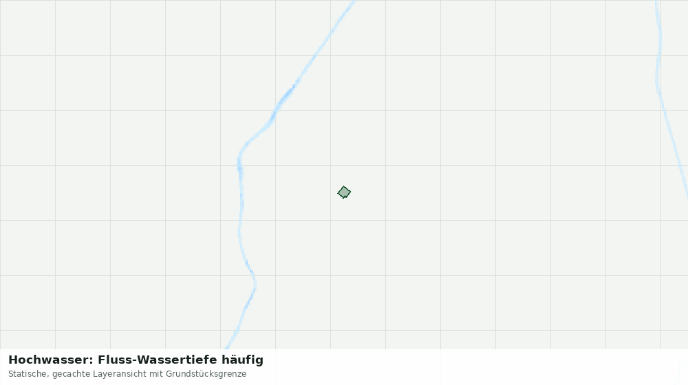 Statische Kartenansicht: Hochwasser: Fluss-Wassertiefe häufig