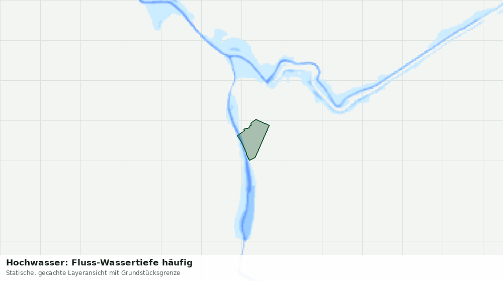 Statische Kartenansicht: Hochwasser: Fluss-Wassertiefe häufig