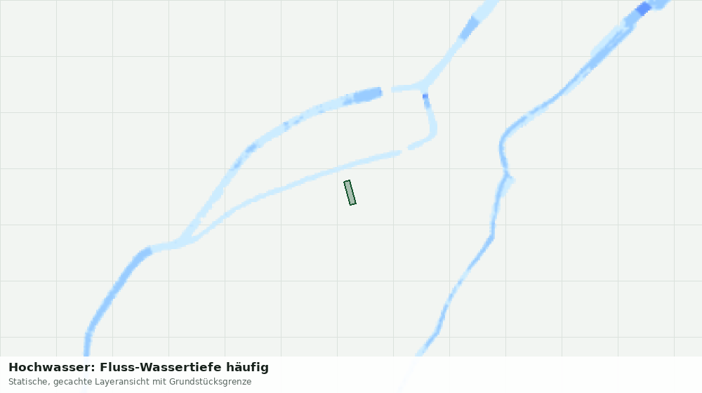 Statische Kartenansicht: Hochwasser: Fluss-Wassertiefe häufig