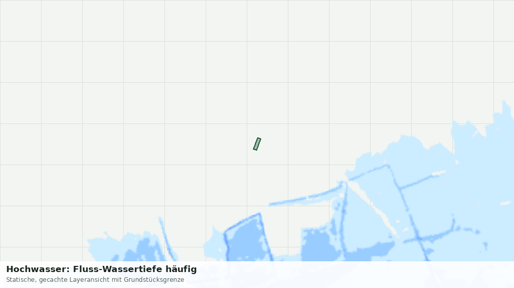 Statische Kartenansicht: Hochwasser: Fluss-Wassertiefe häufig