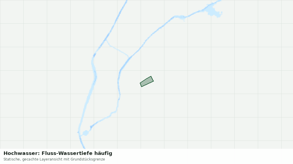Statische Kartenansicht: Hochwasser: Fluss-Wassertiefe häufig