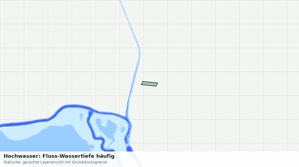 Statische Kartenansicht: Hochwasser: Fluss-Wassertiefe häufig