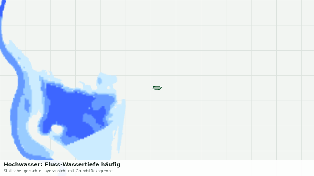 Statische Kartenansicht: Hochwasser: Fluss-Wassertiefe häufig