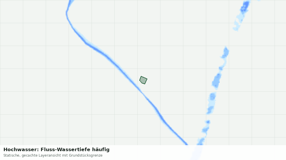 Statische Kartenansicht: Hochwasser: Fluss-Wassertiefe häufig