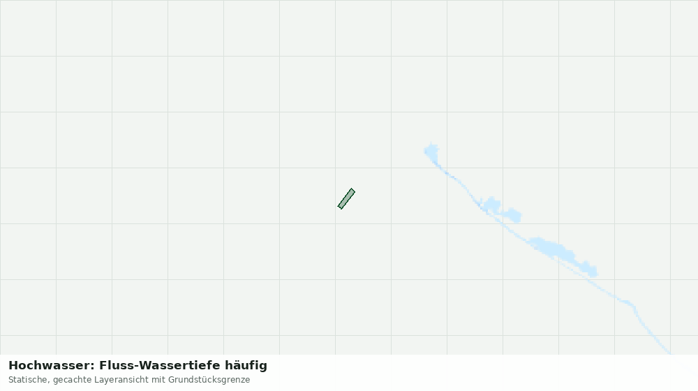 Statische Kartenansicht: Hochwasser: Fluss-Wassertiefe häufig