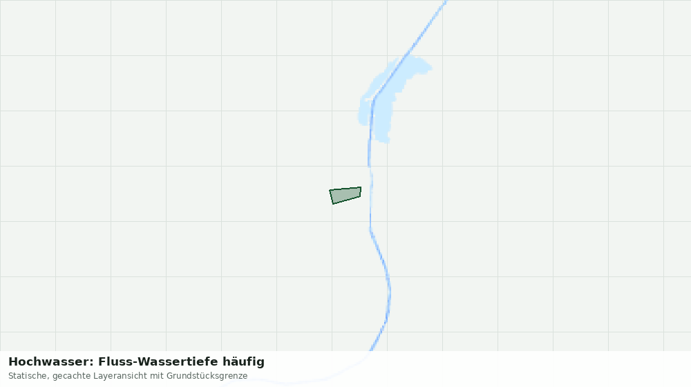 Statische Kartenansicht: Hochwasser: Fluss-Wassertiefe häufig