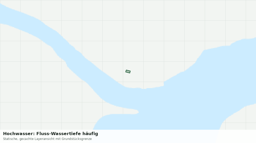 Statische Kartenansicht: Hochwasser: Fluss-Wassertiefe häufig