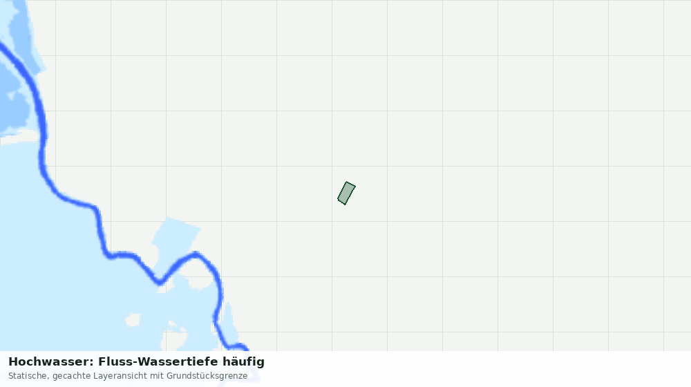 Statische Kartenansicht: Hochwasser: Fluss-Wassertiefe häufig