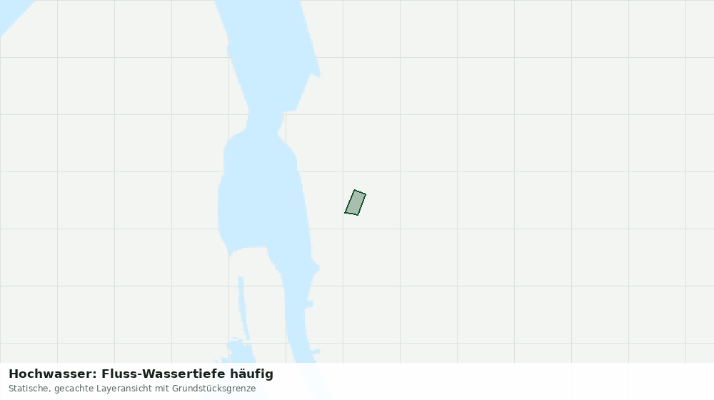 Statische Kartenansicht: Hochwasser: Fluss-Wassertiefe häufig