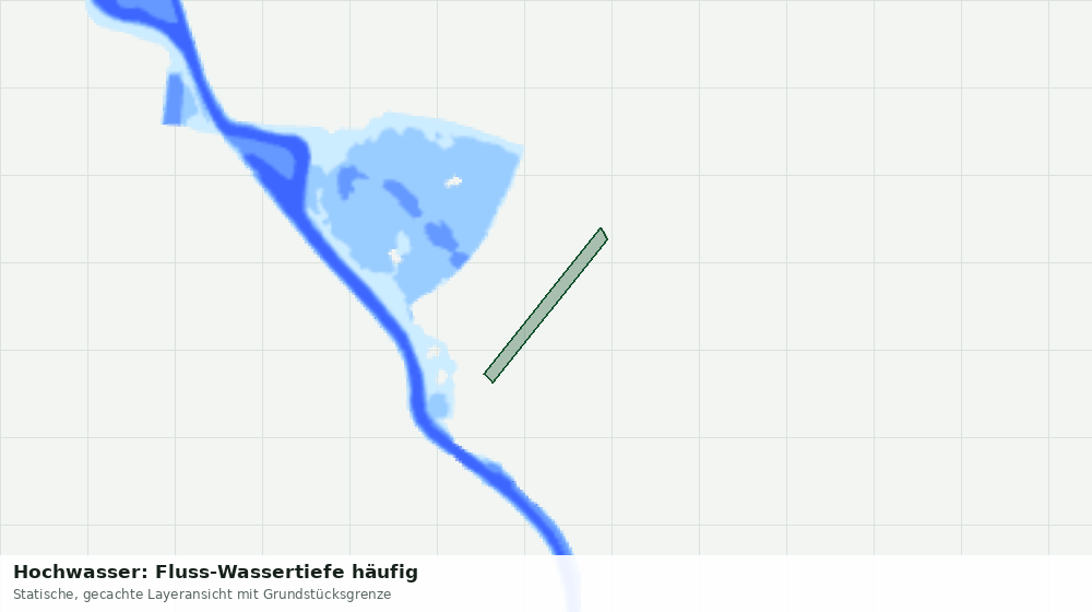 Statische Kartenansicht: Hochwasser: Fluss-Wassertiefe häufig