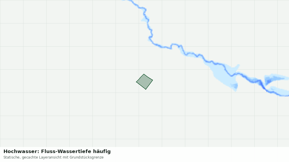 Statische Kartenansicht: Hochwasser: Fluss-Wassertiefe häufig