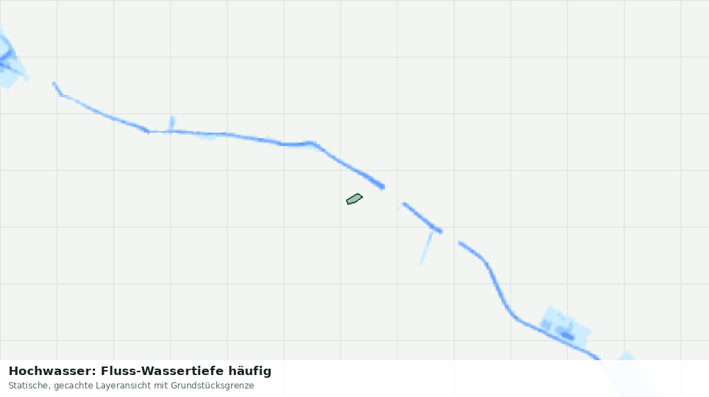 Statische Kartenansicht: Hochwasser: Fluss-Wassertiefe häufig