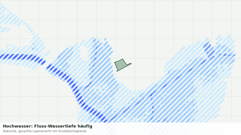 Statische Kartenansicht: Hochwasser: Fluss-Wassertiefe häufig