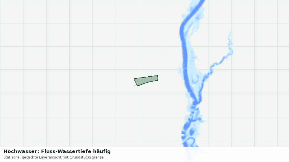 Statische Kartenansicht: Hochwasser: Fluss-Wassertiefe häufig