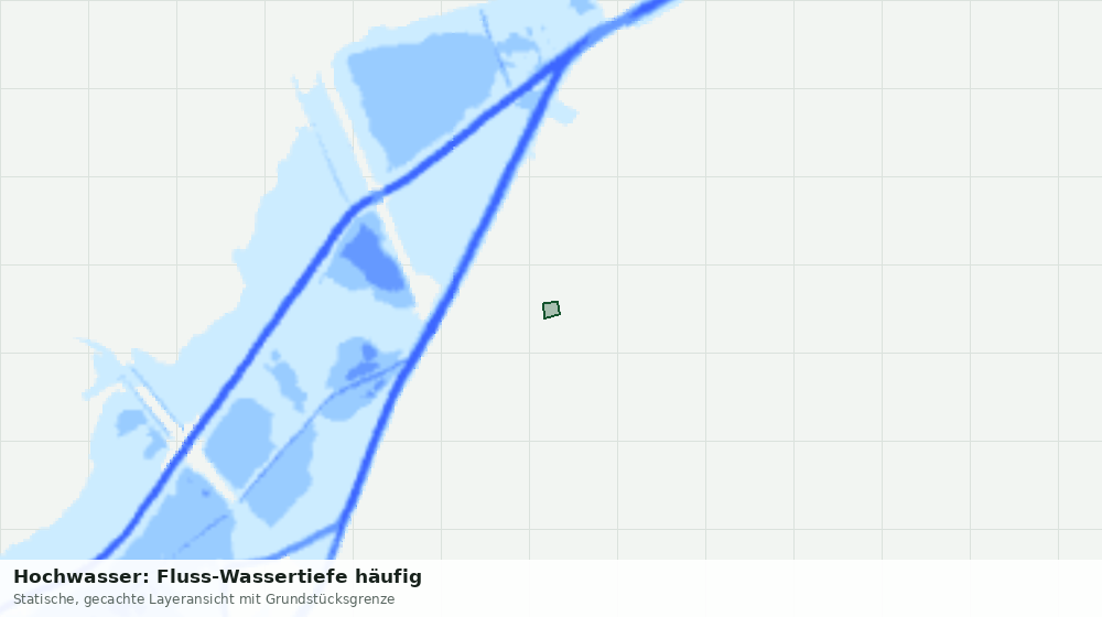 Statische Kartenansicht: Hochwasser: Fluss-Wassertiefe häufig