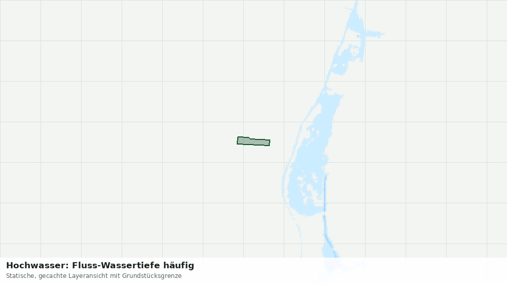 Statische Kartenansicht: Hochwasser: Fluss-Wassertiefe häufig