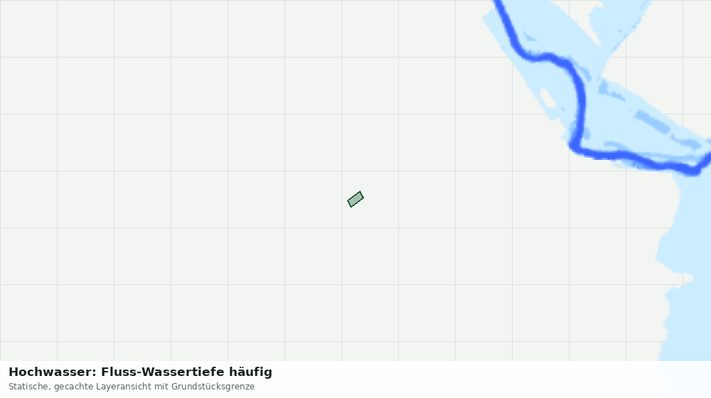 Statische Kartenansicht: Hochwasser: Fluss-Wassertiefe häufig