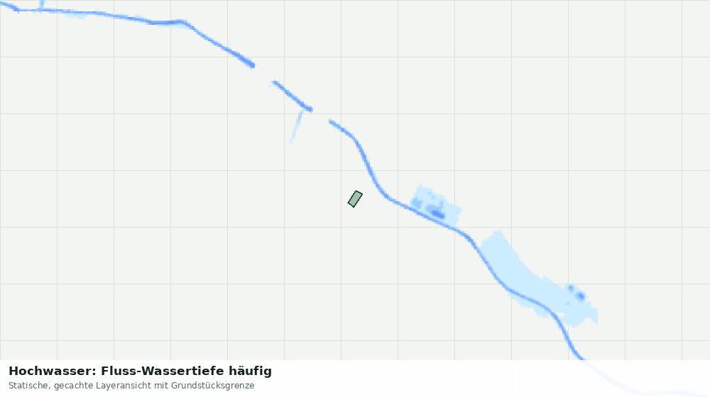 Statische Kartenansicht: Hochwasser: Fluss-Wassertiefe häufig