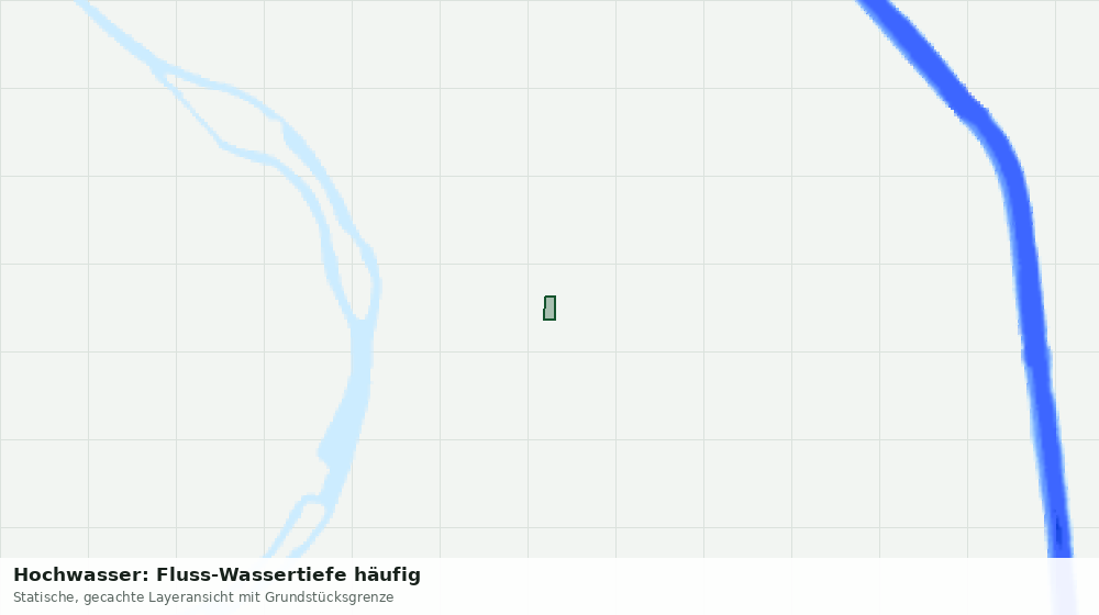 Statische Kartenansicht: Hochwasser: Fluss-Wassertiefe häufig