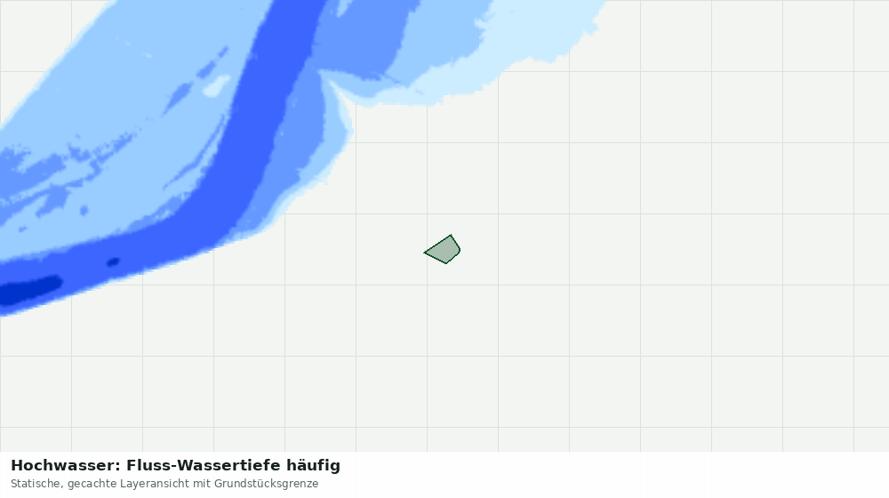 Statische Kartenansicht: Hochwasser: Fluss-Wassertiefe häufig