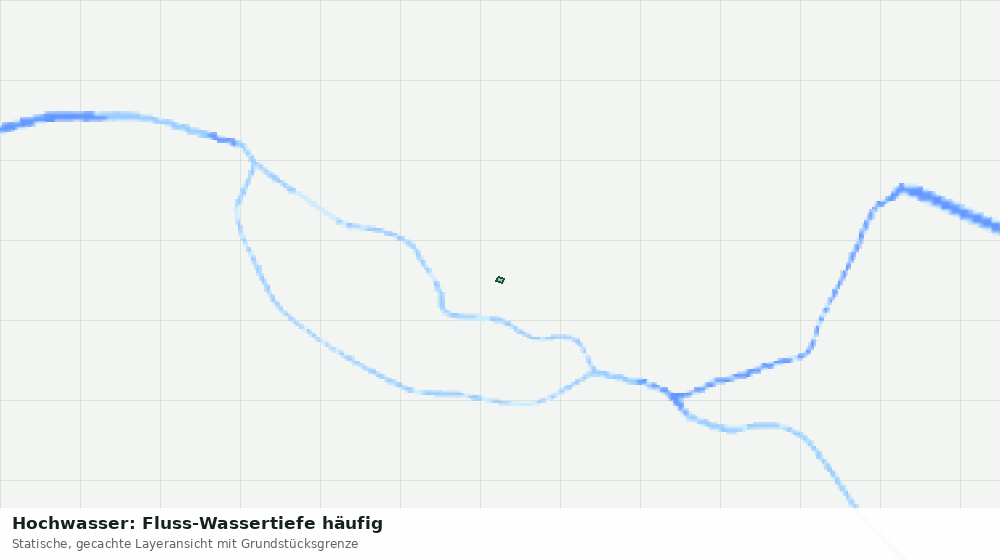 Statische Kartenansicht: Hochwasser: Fluss-Wassertiefe häufig