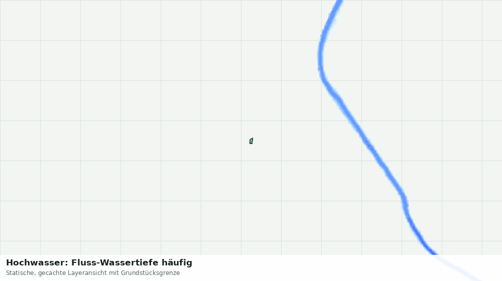 Statische Kartenansicht: Hochwasser: Fluss-Wassertiefe häufig