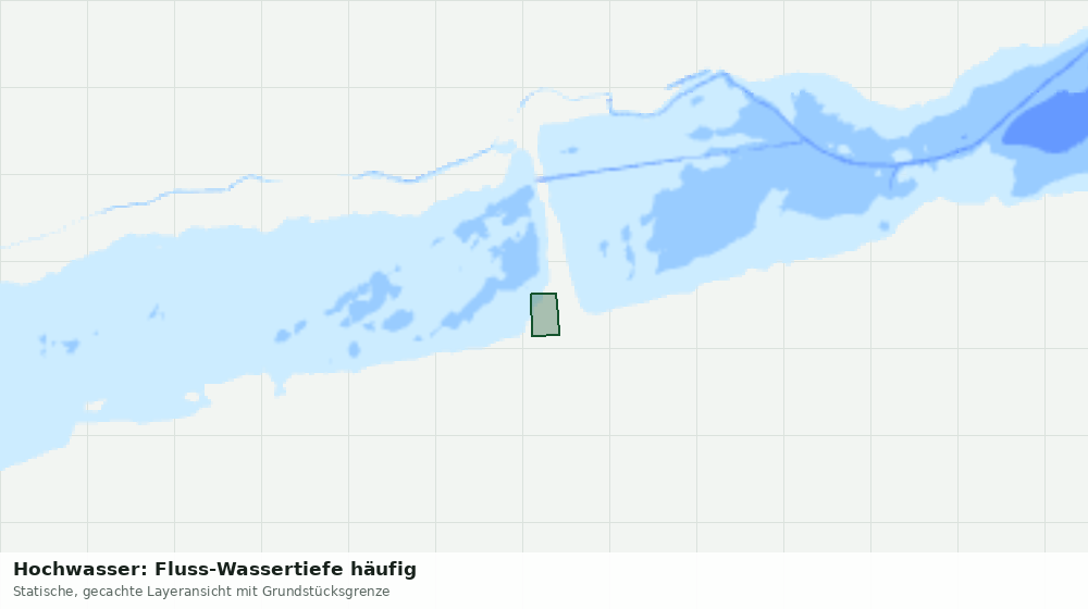Statische Kartenansicht: Hochwasser: Fluss-Wassertiefe häufig