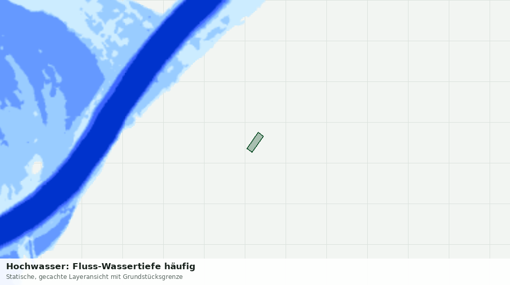 Statische Kartenansicht: Hochwasser: Fluss-Wassertiefe häufig