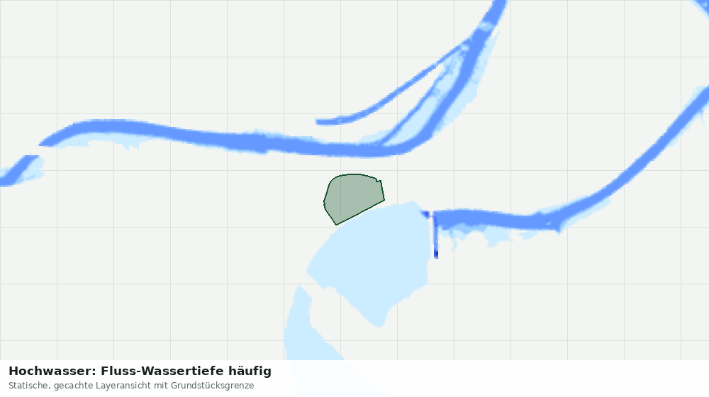 Statische Kartenansicht: Hochwasser: Fluss-Wassertiefe häufig