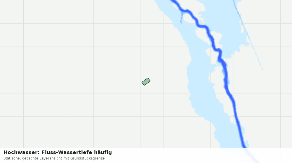 Statische Kartenansicht: Hochwasser: Fluss-Wassertiefe häufig