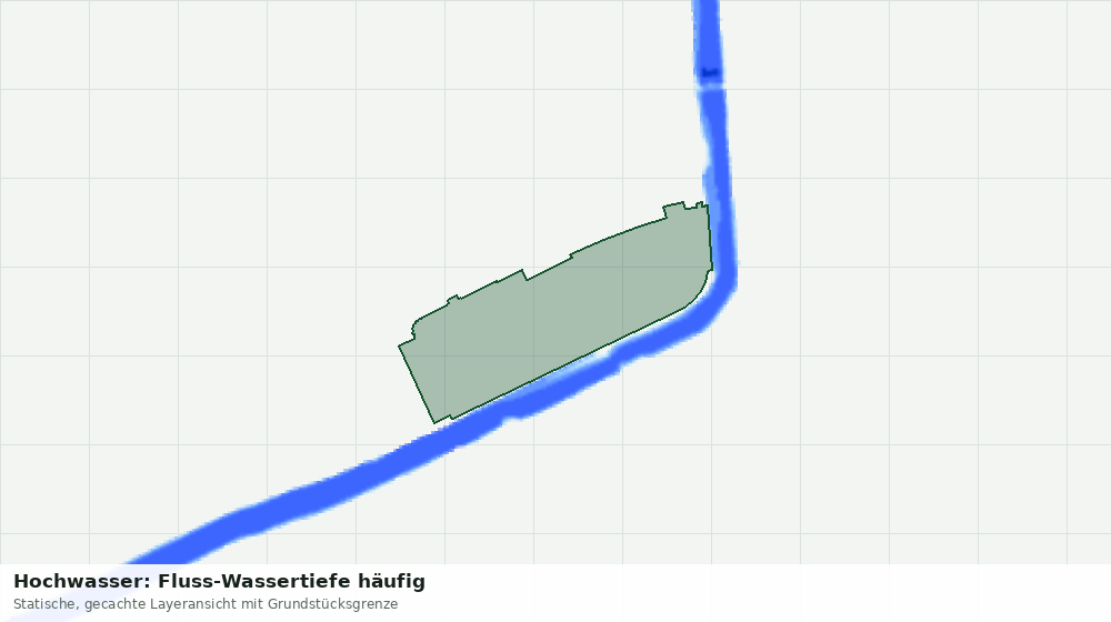 Statische Kartenansicht: Hochwasser: Fluss-Wassertiefe häufig