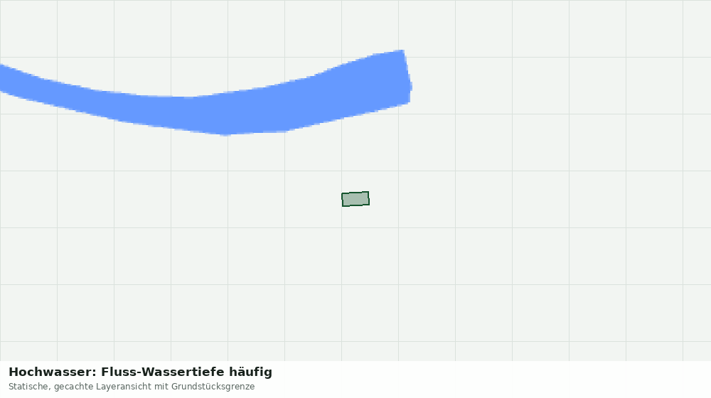 Statische Kartenansicht: Hochwasser: Fluss-Wassertiefe häufig