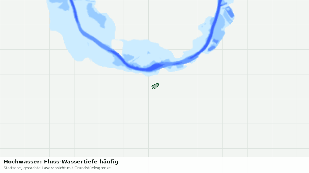 Statische Kartenansicht: Hochwasser: Fluss-Wassertiefe häufig