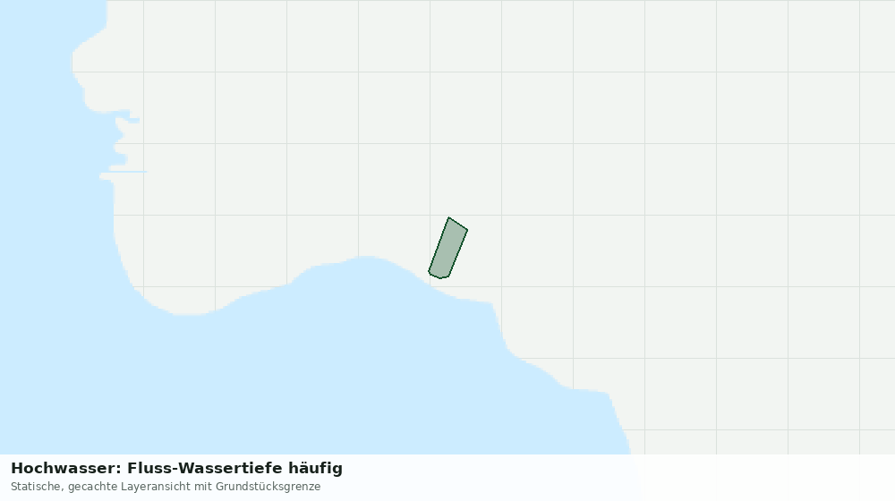 Statische Kartenansicht: Hochwasser: Fluss-Wassertiefe häufig