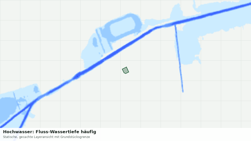 Statische Kartenansicht: Hochwasser: Fluss-Wassertiefe häufig