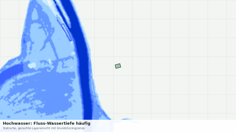 Statische Kartenansicht: Hochwasser: Fluss-Wassertiefe häufig