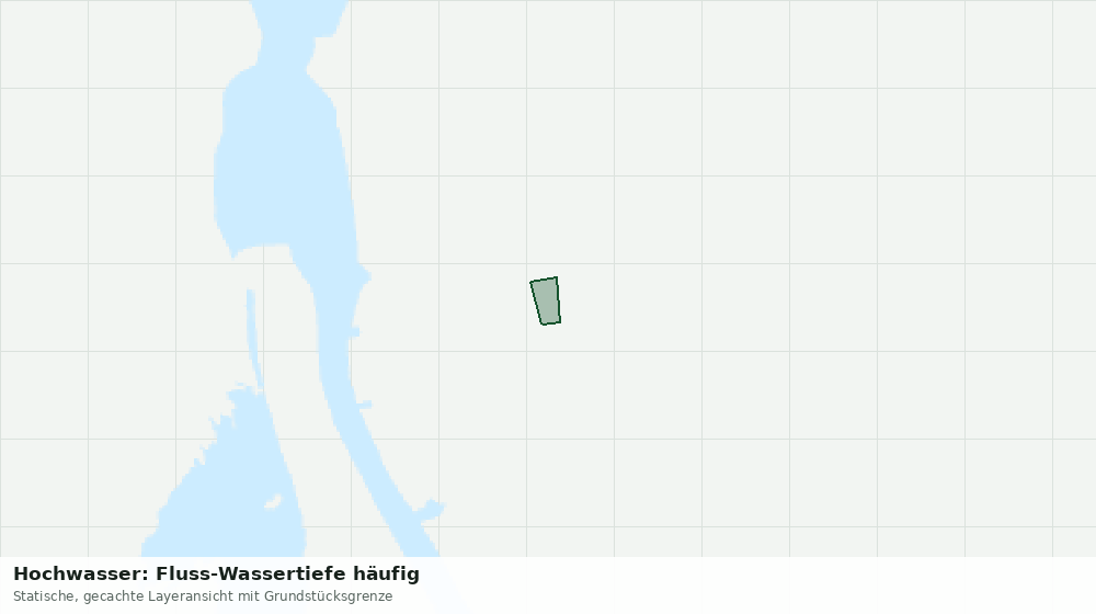Statische Kartenansicht: Hochwasser: Fluss-Wassertiefe häufig