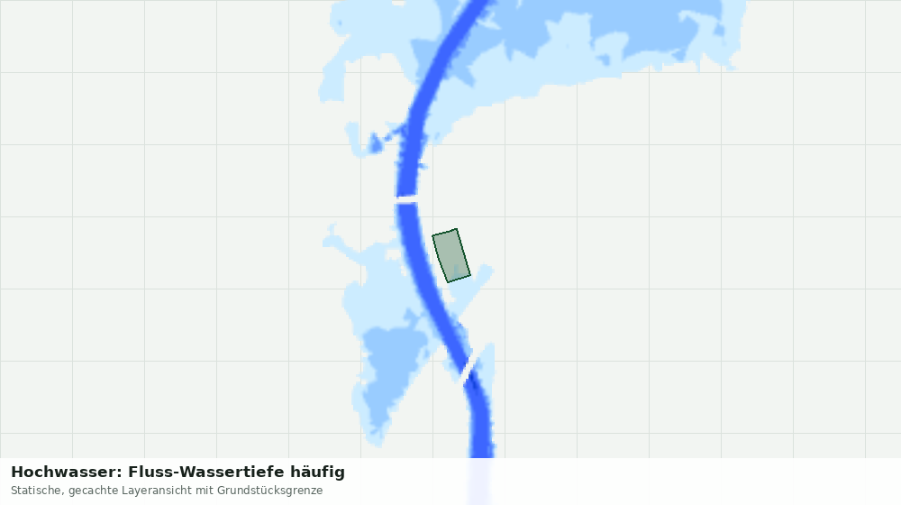 Statische Kartenansicht: Hochwasser: Fluss-Wassertiefe häufig
