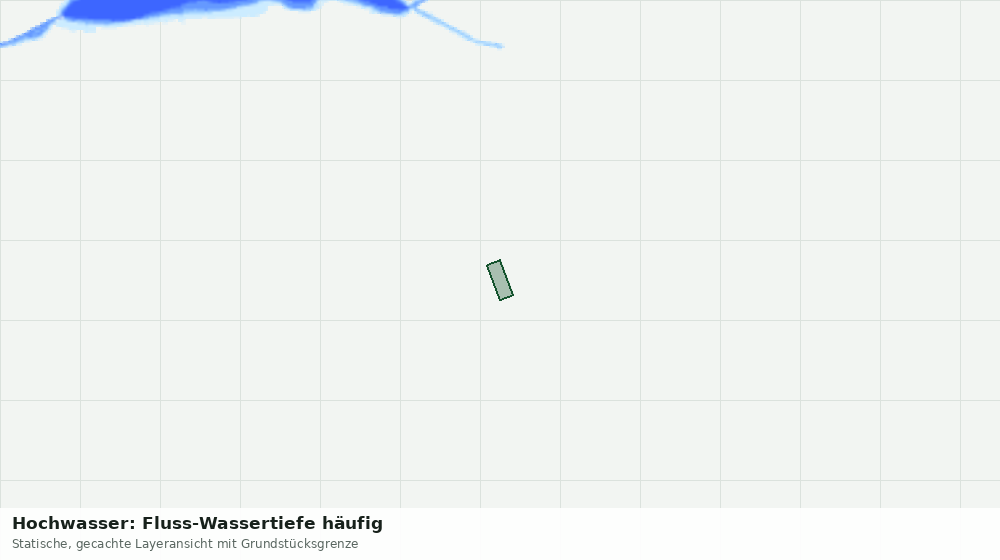 Statische Kartenansicht: Hochwasser: Fluss-Wassertiefe häufig