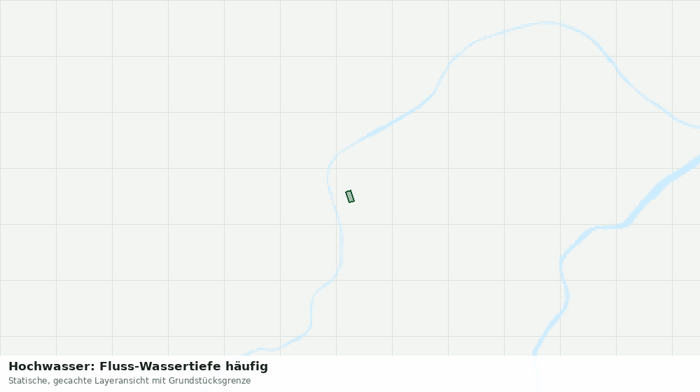 Statische Kartenansicht: Hochwasser: Fluss-Wassertiefe häufig