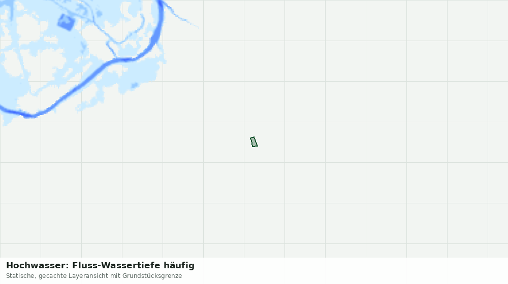 Statische Kartenansicht: Hochwasser: Fluss-Wassertiefe häufig