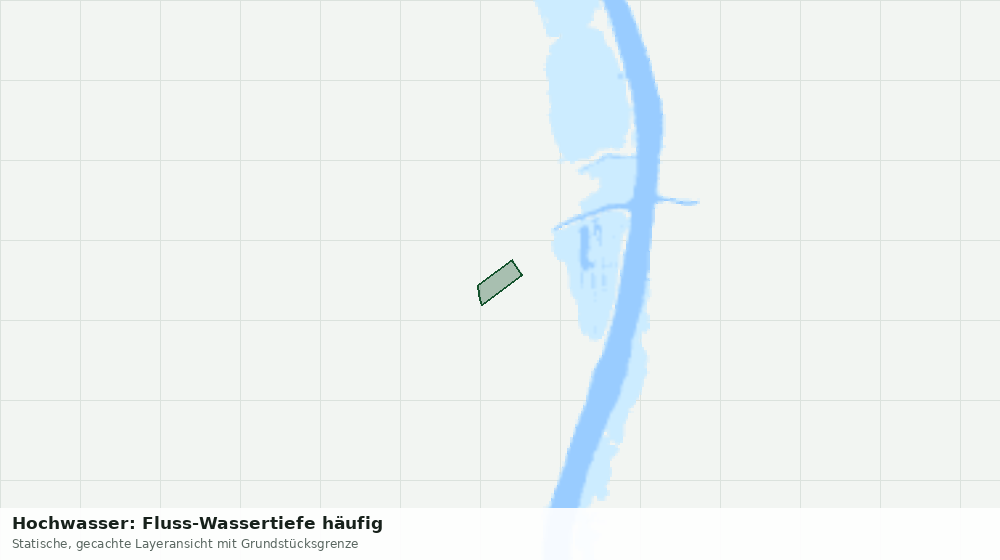 Statische Kartenansicht: Hochwasser: Fluss-Wassertiefe häufig